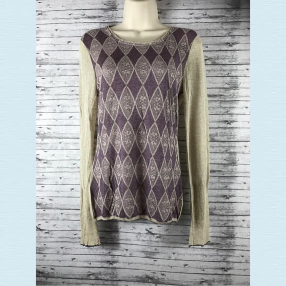 ANTONIO MELANI Sheer Long Sleeve Shirt Size Small